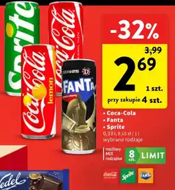 Intermarche Coca-Cola, Fanta, Sprite oferta
