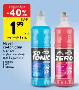Intermarche Napój izotoniczny O LA LA! oferta