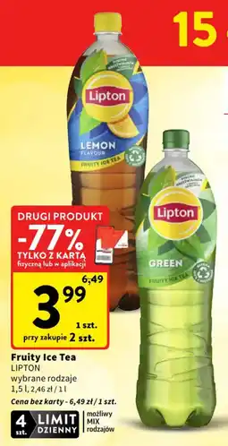 Intermarche Fruity Ice Tea LIPTON oferta