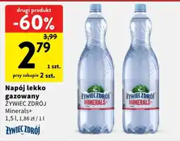Intermarche Napój lekko gazowany ŻYWIEC ZDRÓJ Minerals+ oferta