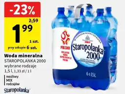 Intermarche Woda mineralna Staropolska 2000 oferta