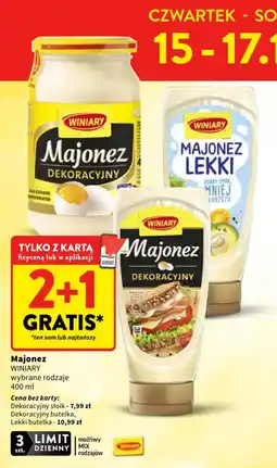 Intermarche Majonez WINIARY oferta