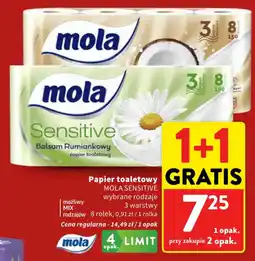 Intermarche Papier toaletowy MOLA SENSITIVE oferta