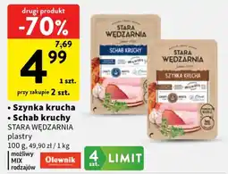 Intermarche Szynka krucha Schab kruchy STARA WĘDZARNIA oferta
