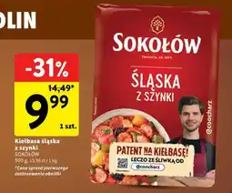 Intermarche Kiełbasa Śląska z Szynki Sokołów oferta