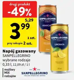 Intermarche Napój gazowany SANPELLEGRINO wybrane rodzaje oferta