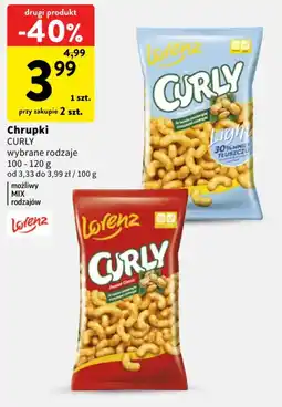 Intermarche Chrupki CURLY oferta