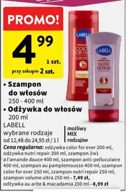 Intermarche Szampon do włosów, Odżywka do włosów, LABELL oferta