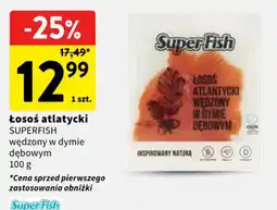 Intermarche Łosoś atlantycki SUPERFISH wędzony w dymie dębowym oferta
