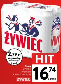 Intermarche Piwo ŻYWIEC Premium oferta