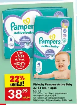 Twój Market Pieluchy Pampers Active Baby 3 oferta