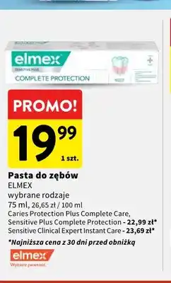 Intermarche Pasta do zębów Elmex Caries Protection Plus Complete Care oferta
