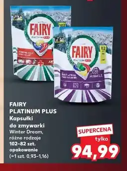 Kaufland Kapsułki do zmywarki Fairy Platinum Plus oferta
