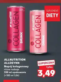 Kaufland Napój kolagenowy Cherrytini Allnutrition Alldeynn oferta