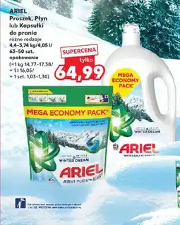 Kaufland Proszek do prania Ariel oferta