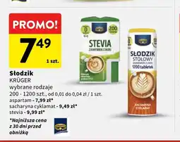Intermarche Słodzik Krüger aspartam oferta