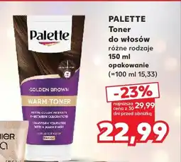 Kaufland Toner do włosów Palette oferta