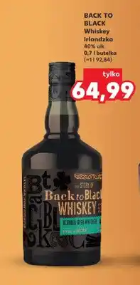 Kaufland Whiskey irlandzka Back to Black oferta