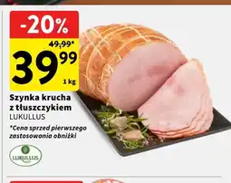 Intermarche Szynka krucha z tłuszczykiem Lukullus oferta