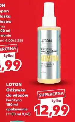 Kaufland Odżywka do włosów keratyna Loton oferta