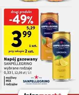 Intermarche Napój gazowany Sanpellegrino Aranciata oferta