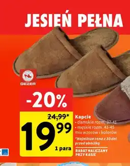 Intermarche Kapcie damskie Gezer oferta
