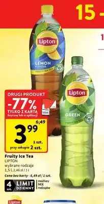Intermarche Fruity Ice Tea Lipton Lemon oferta
