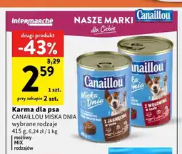 Intermarche Karma dla psa Canaillou Miska Dnia z jagnięciną oferta