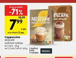 Intermarche Kawa rozpuszczalna Cappuccino Nescafe Vanilla oferta