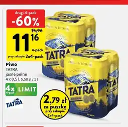 Intermarche Piwo Tatra 4-pak oferta