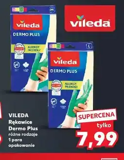 Kaufland Rękawice Dermo Plus Vileda oferta
