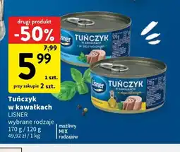 Intermarche Tuńczyk w kawałkach w sosie własnym Lisner oferta
