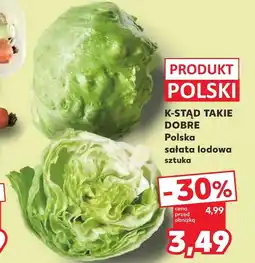 Kaufland Sałata lodowa K-Stąd Takie Dobre oferta