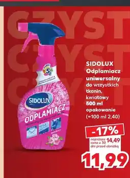 Kaufland Odplamiacz uniwersalny do wszystkich tkanin kwiatowy Sidolux oferta
