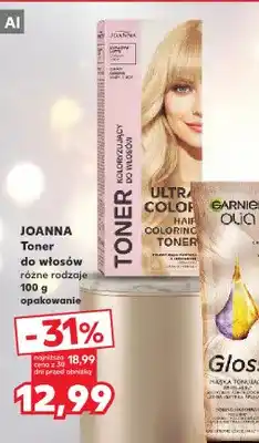 Kaufland Toner do włosów Joanna oferta