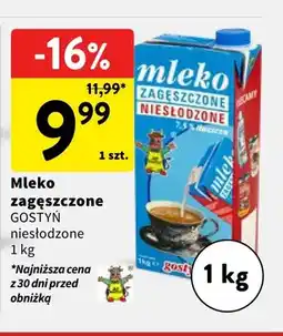Intermarche Mleko zagęszczone Gostyń niesłodzone oferta