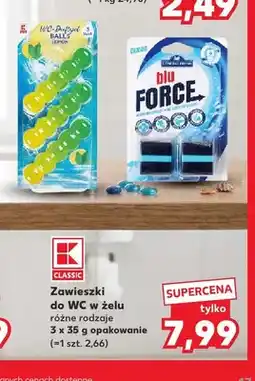 Kaufland Zawieszki do WC w żelu K-Classic oferta