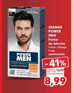 Kaufland Farba do włosów Joanna Power Men oferta