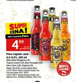 Twój Market Piwo Captain Jack Watermelon Margarita 6,0% oferta