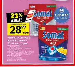 Twój Market Tabletki do zmywarki Somat Excellence Original oferta
