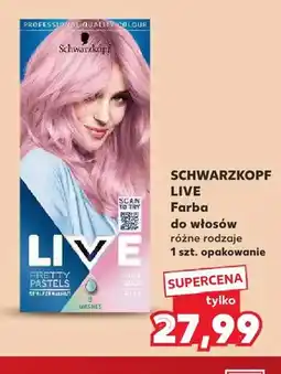 Kaufland Farba do włosów Schwarzkopf Live oferta