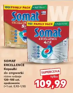 Kaufland Kapsułki do zmywarki Somat Excellence 5in1 oferta
