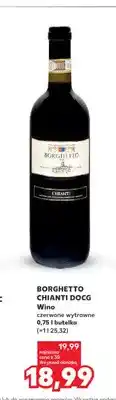 Kaufland Wino czerwone Borghetto Chianti DOCG wytrawne oferta