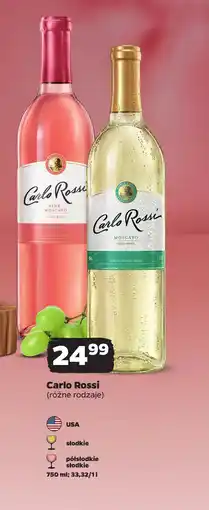 Netto Wino słodkie Carlo Rossi oferta