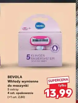 Kaufland Wkłady wymienne do maszynki Bevola 5 ostrzy oferta