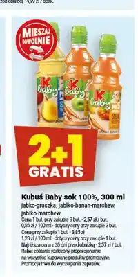 Twój Market Kubuś Baby sok jabłko-gruszka 100% oferta