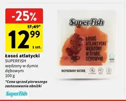 Intermarche Łosoś atlantycki wędzony w dymie dębowym SuperFish oferta