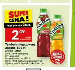 Twój Market Napój Tymbark niegazowany Aseptic pomarańcza brzoskwinia oferta