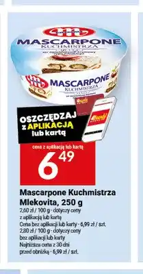 Twój Market Mascarpone Kuchmistrza Mlekovita oferta