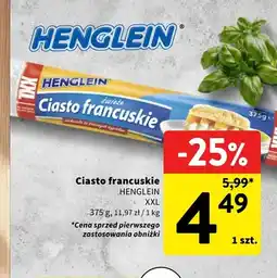 Intermarche Ciasto francuskie XXL Henglein oferta